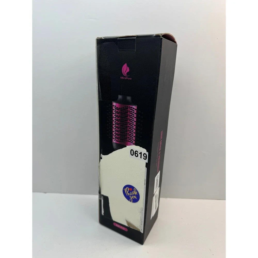 MiroPure Hot Air Brush‎ Hair Dryer Volumizer Womens One Size Black Pink